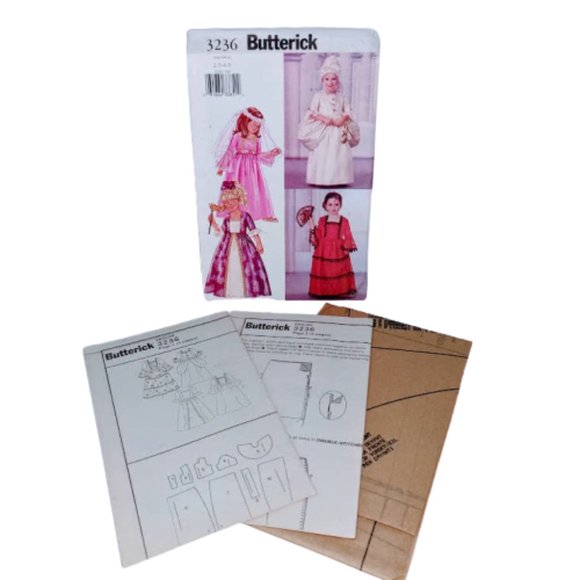 Butterick Sewing Pattern 3236 Princess Queen Gowns - Picture 2 of 5